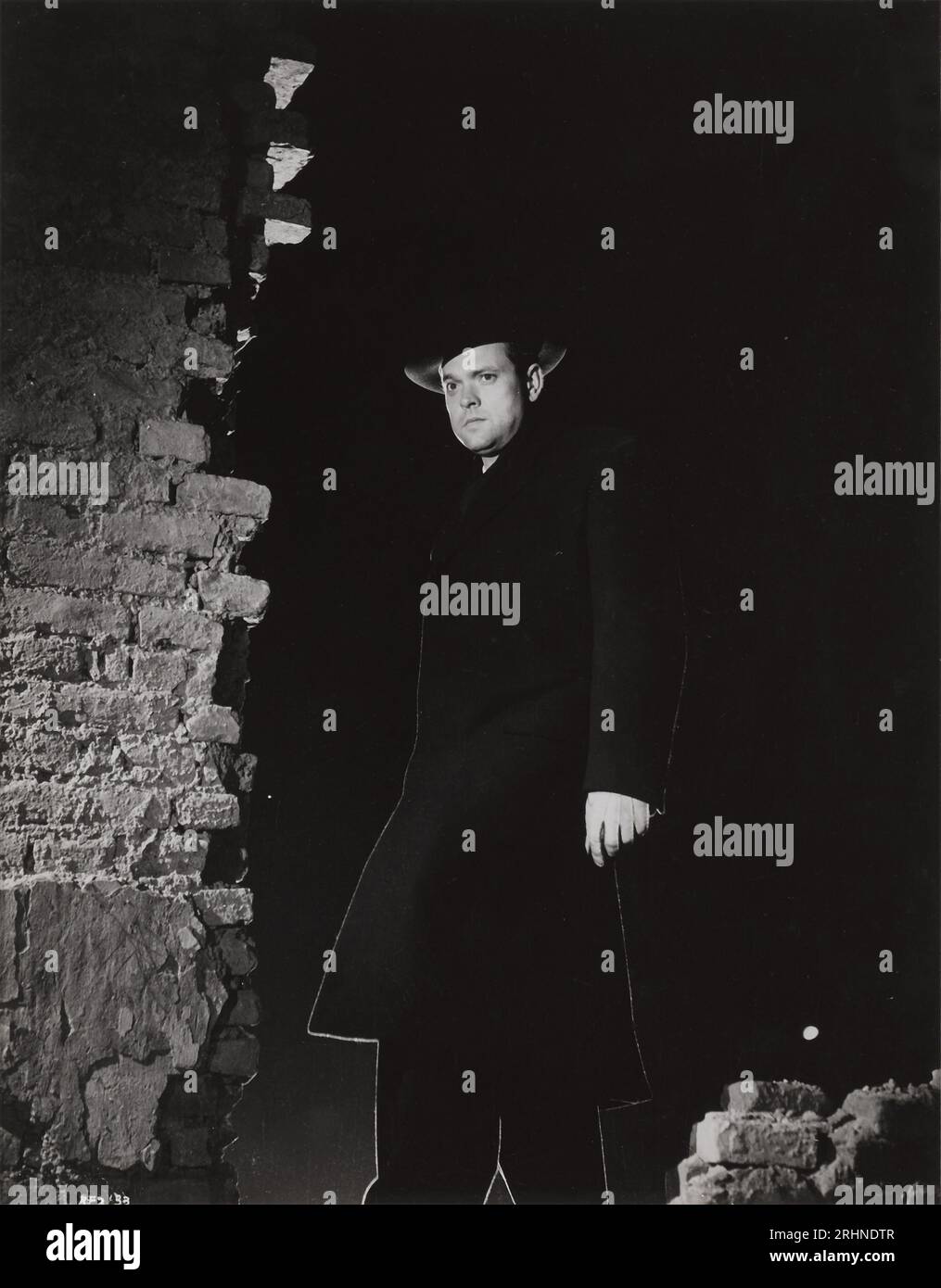 Orson Welles nel film "il terzo uomo" di Carol Reed. Museo: COLLEZIONE PRIVATA. Autore: ANONIMO. Foto Stock