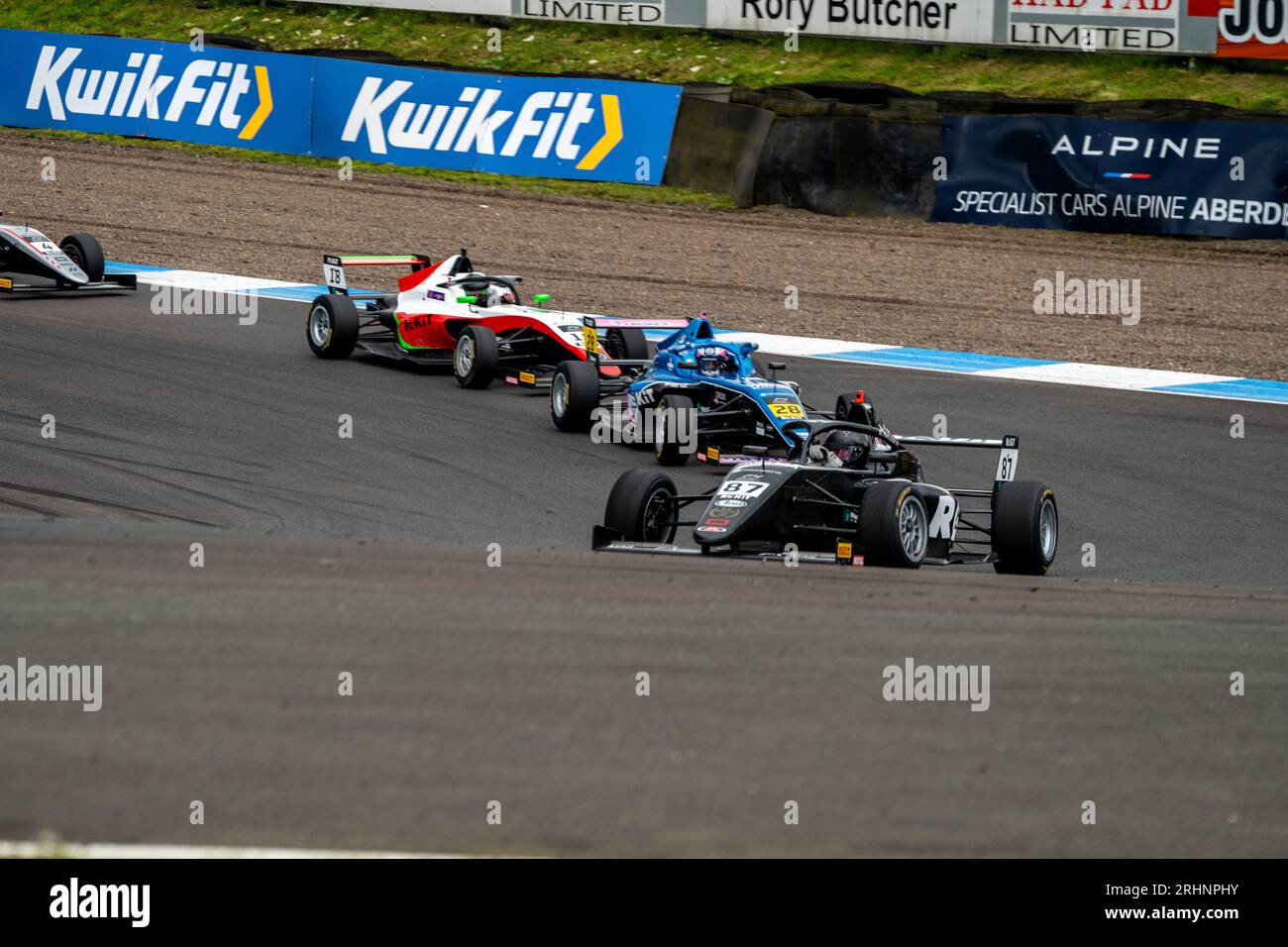 Formula 4 Knockhill domenica Foto Stock