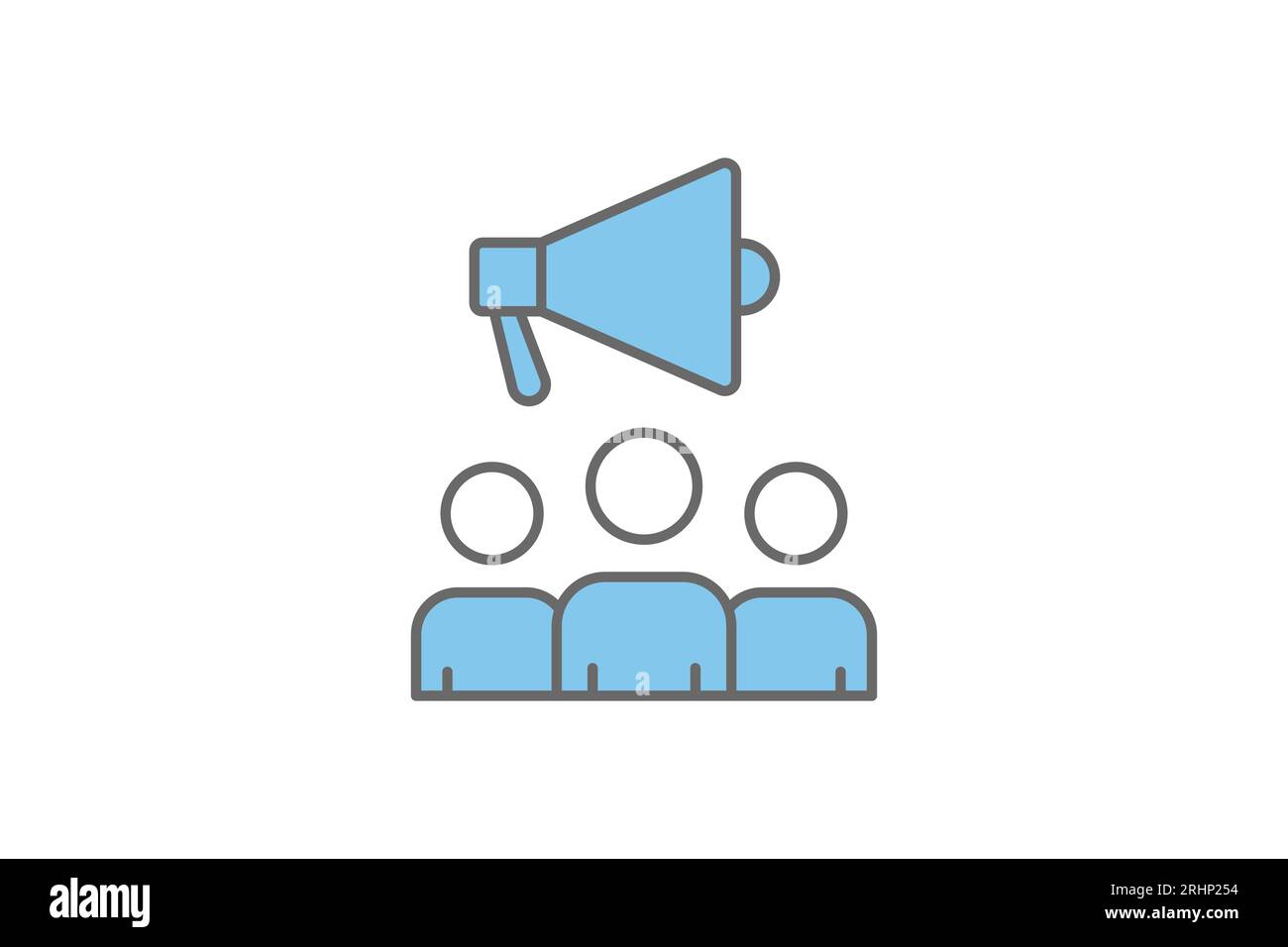 Icona Marketing affiliato. Icona relativa all'ottimizzazione dei motori di ricerca. adatto per la progettazione di siti web, app, interfacce utente. stile icona linea piatta. Semplice Illustrazione Vettoriale
