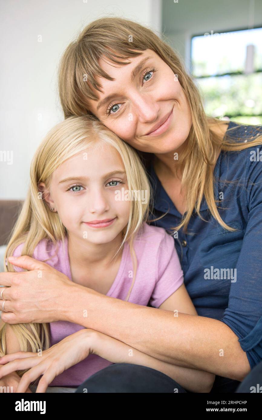 Madre e figlia Foto Stock