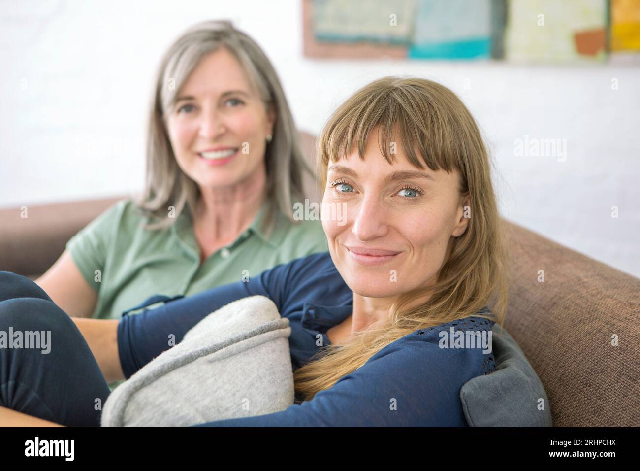 Madre e figlia adulta Foto Stock