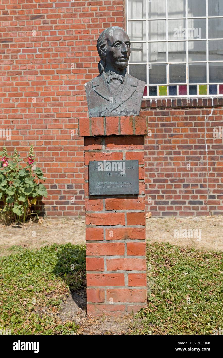 Johann Heinrich Voß, poeta e traduttore, Rettore della Scuola Latina, Otterndorf, bassa Sassonia, Germania Foto Stock