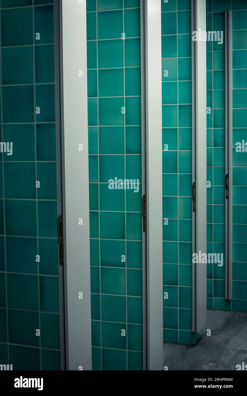 Bagni pubblici Foto Stock