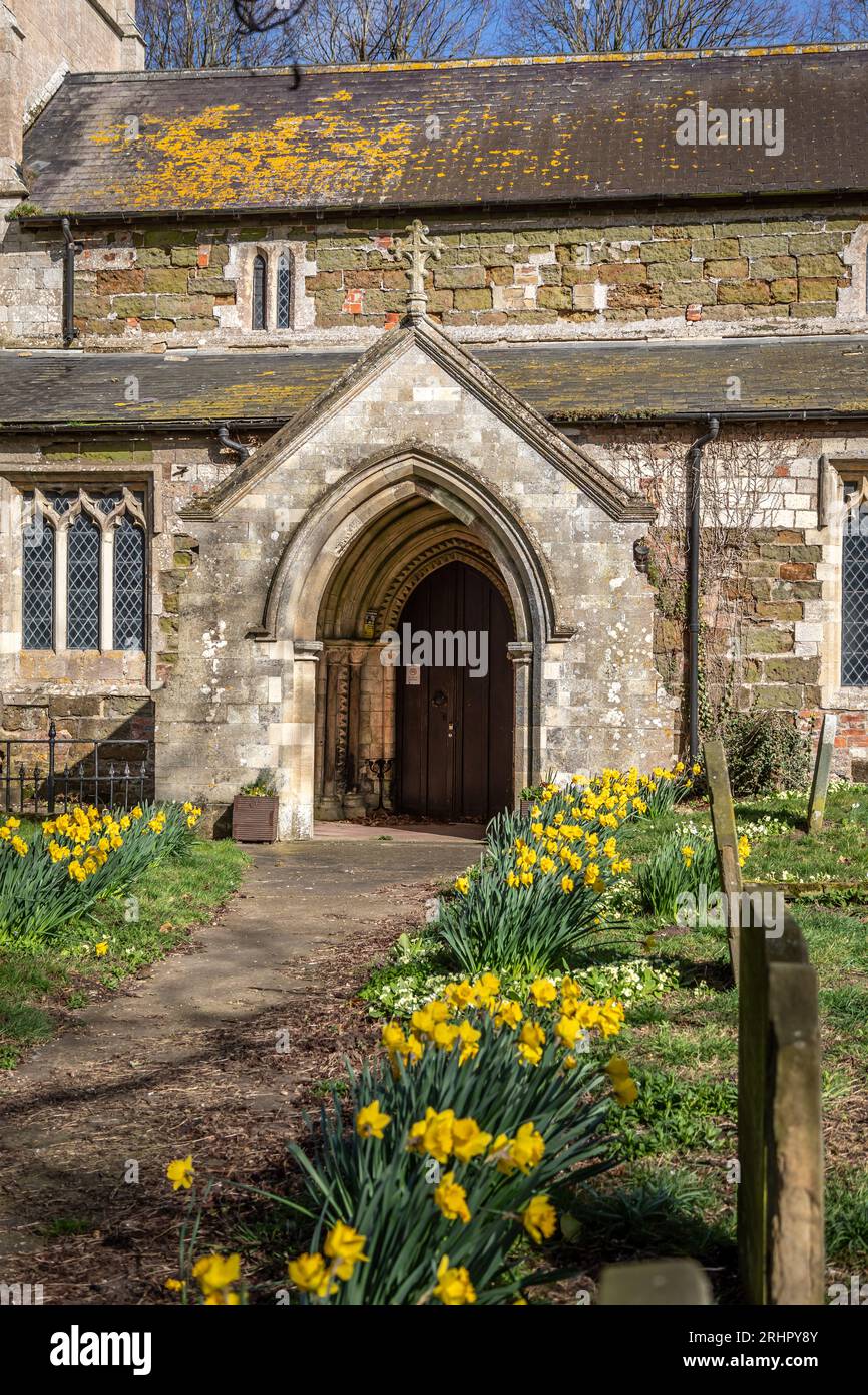 Chiesa di San Tommaso di Canterbury, Mumby, Lincolnshire, Inghilterra, Regno Unito Foto Stock