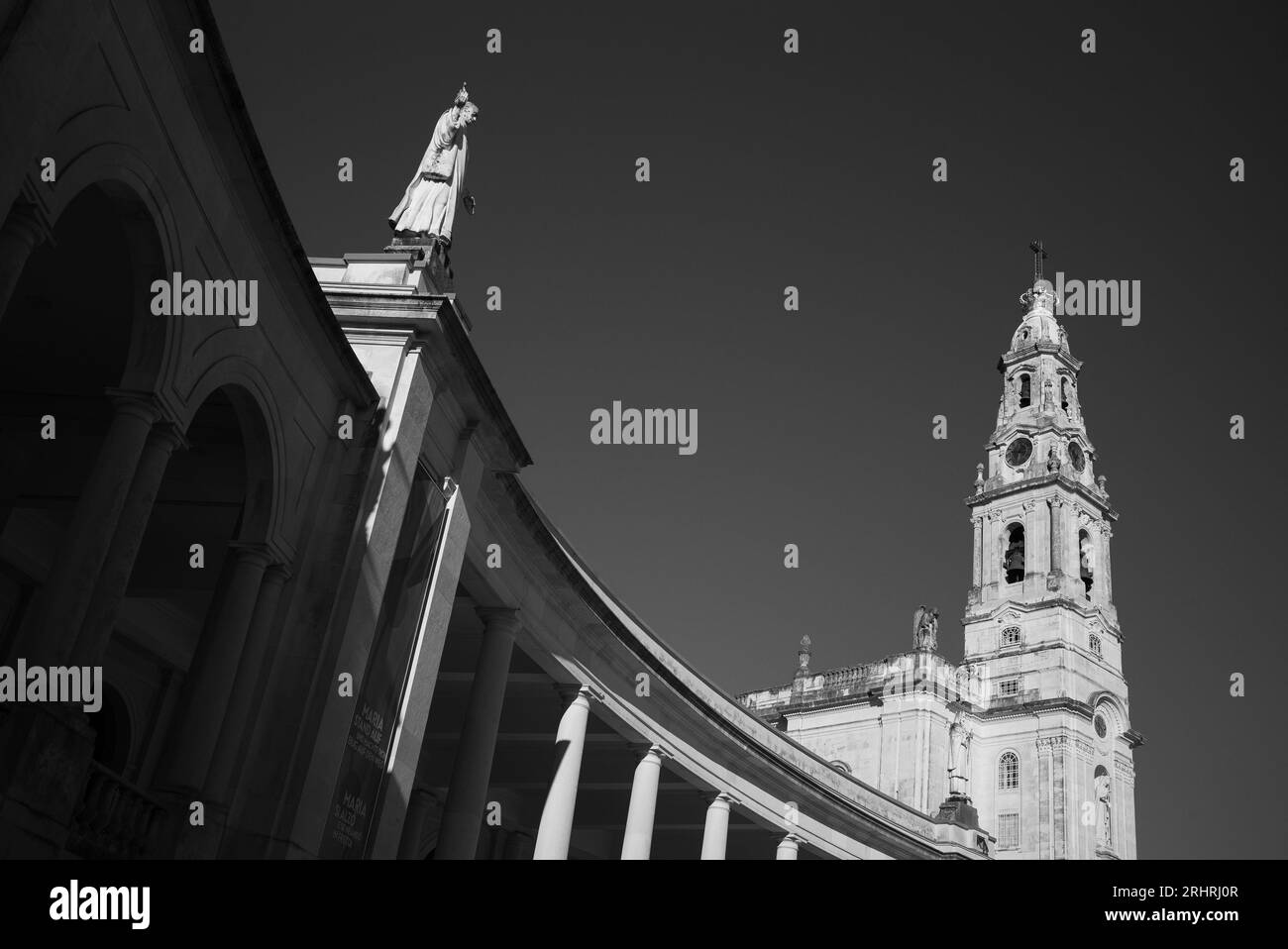 FATIMA LISBONA 2023/08/18, il Santuario della Madonna del Rosario di Fatima è uno dei più importanti santuari mariani. Nel 1917 il tre piccolo Foto Stock