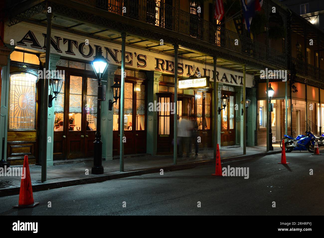 Lo storico Antoine's Restaurant, uno dei più antichi d'America, si trova nel quartiere francese di New Orleans Foto Stock