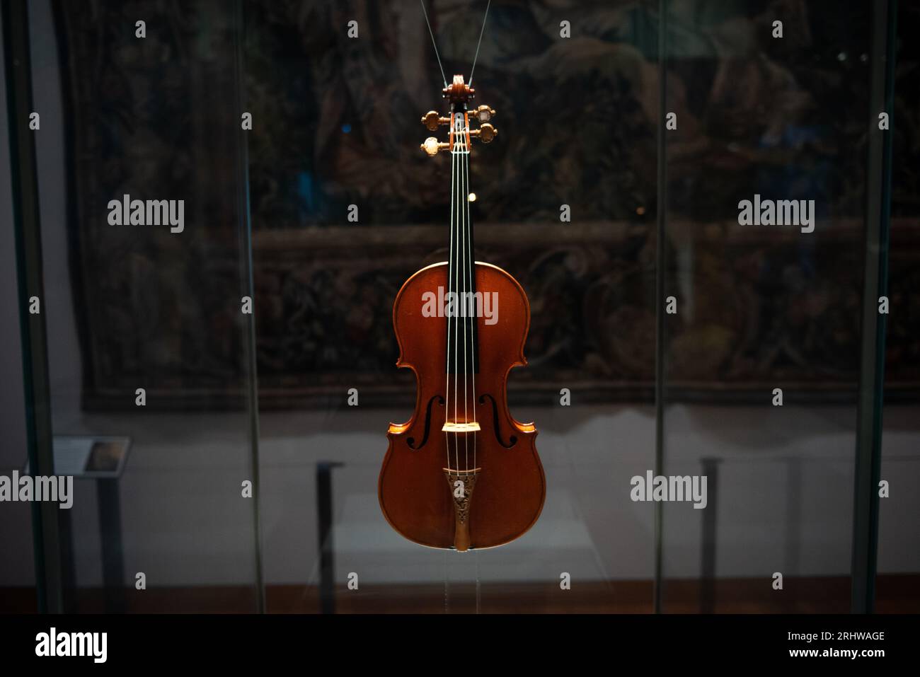 Messiah Violin di Antonio Stradivari Stradivarius Foto Stock