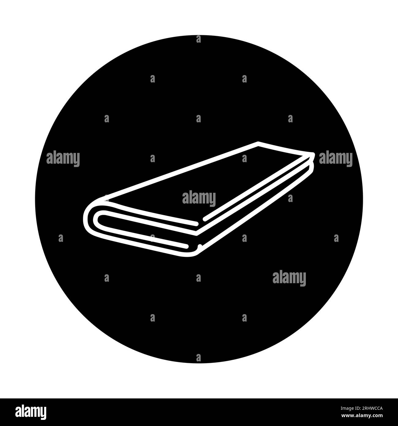 Icona linea nera pasta sfoglia. Pittogramma per pagina web, app mobile, promo. Illustrazione Vettoriale