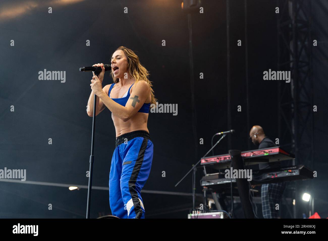 Durham, Regno Unito - l'ex Spice Girl Mel C si esibisce all'Hardwick Festival, 19 agosto 2023. Credit Jill ODonnell/Alamy Live News Foto Stock