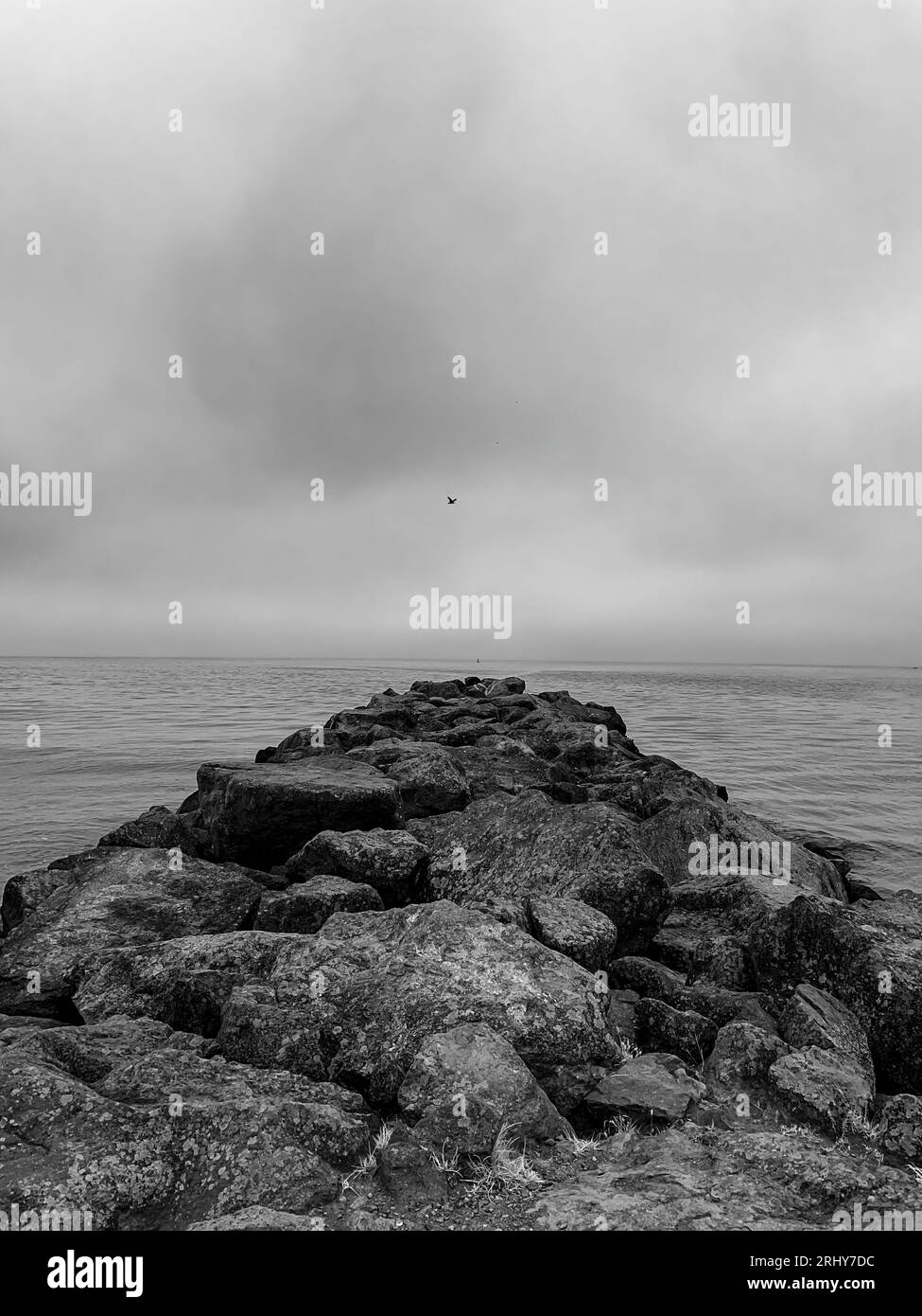 Molo di Brookings Harbor, Oregon, USA Foto Stock