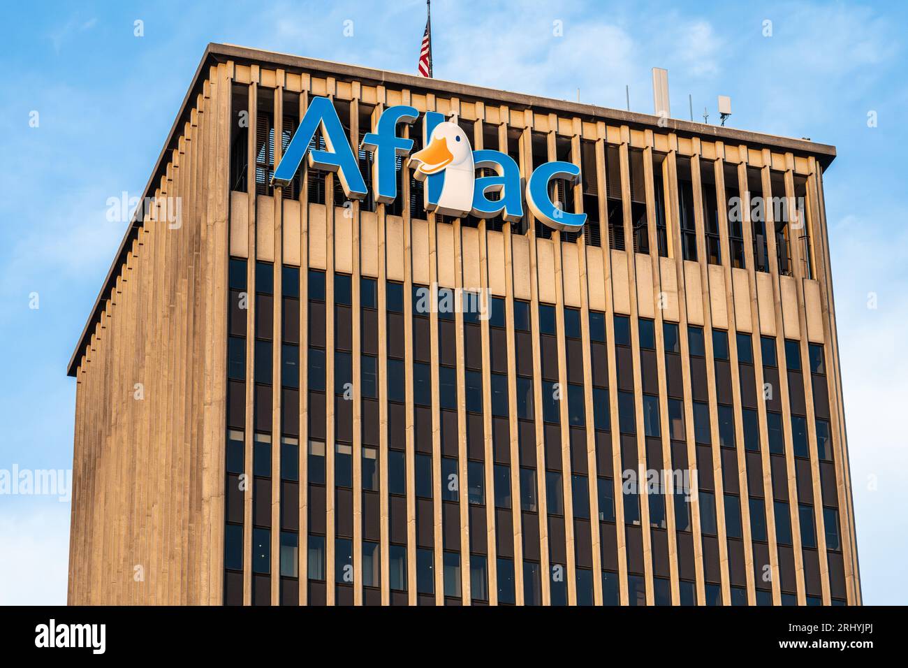 AFLAC International Headquarters Building a Midtown Columbus, Georgia. (USA) Foto Stock
