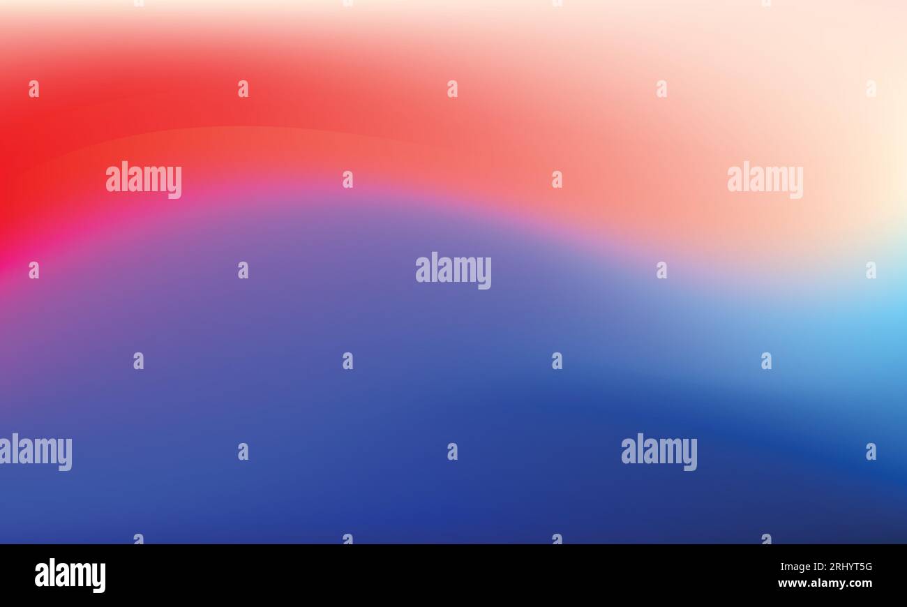 sfondo a onda di gradiente colorata e moderna. vettore eps 10. Illustrazione Vettoriale