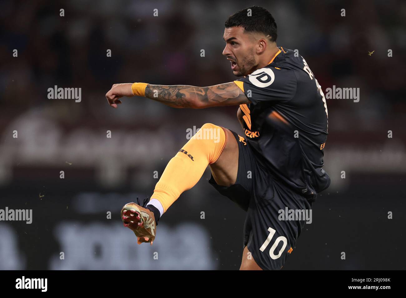 Torino, 14 agosto 2023. Nemanja Radonjic del Torino FC durante il round di Coppa Italia del 32 allo Stadio grande Torino. Il credito fotografico dovrebbe leggere: Jonathan Moscrop / Sportimage Foto Stock