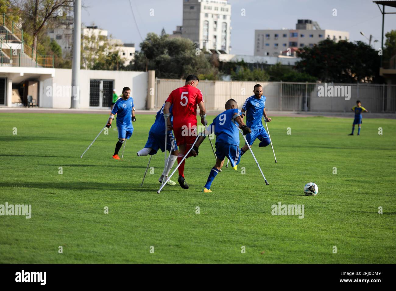 16 agosto 2023 Gaza, Palestina. 18 agosto 2023. Due squadre di
