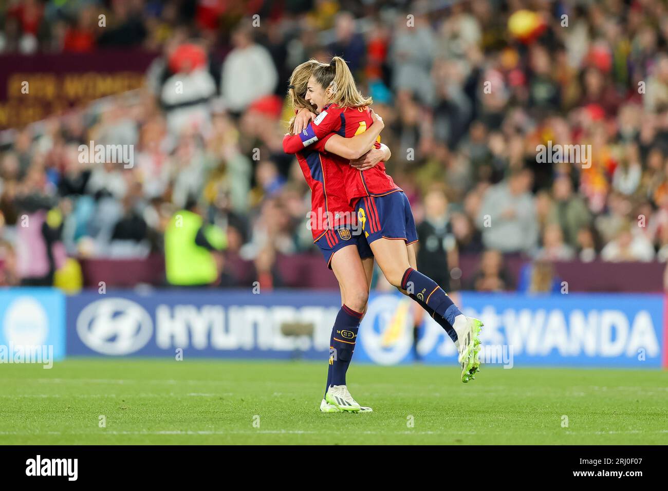 Sydney, Australia, 20 agosto 2023. Finale della Coppa del mondo femminile FIFA Spagna vs Inghilterra. Victor modo Credit: Victor modo/Alamy Live News Foto Stock