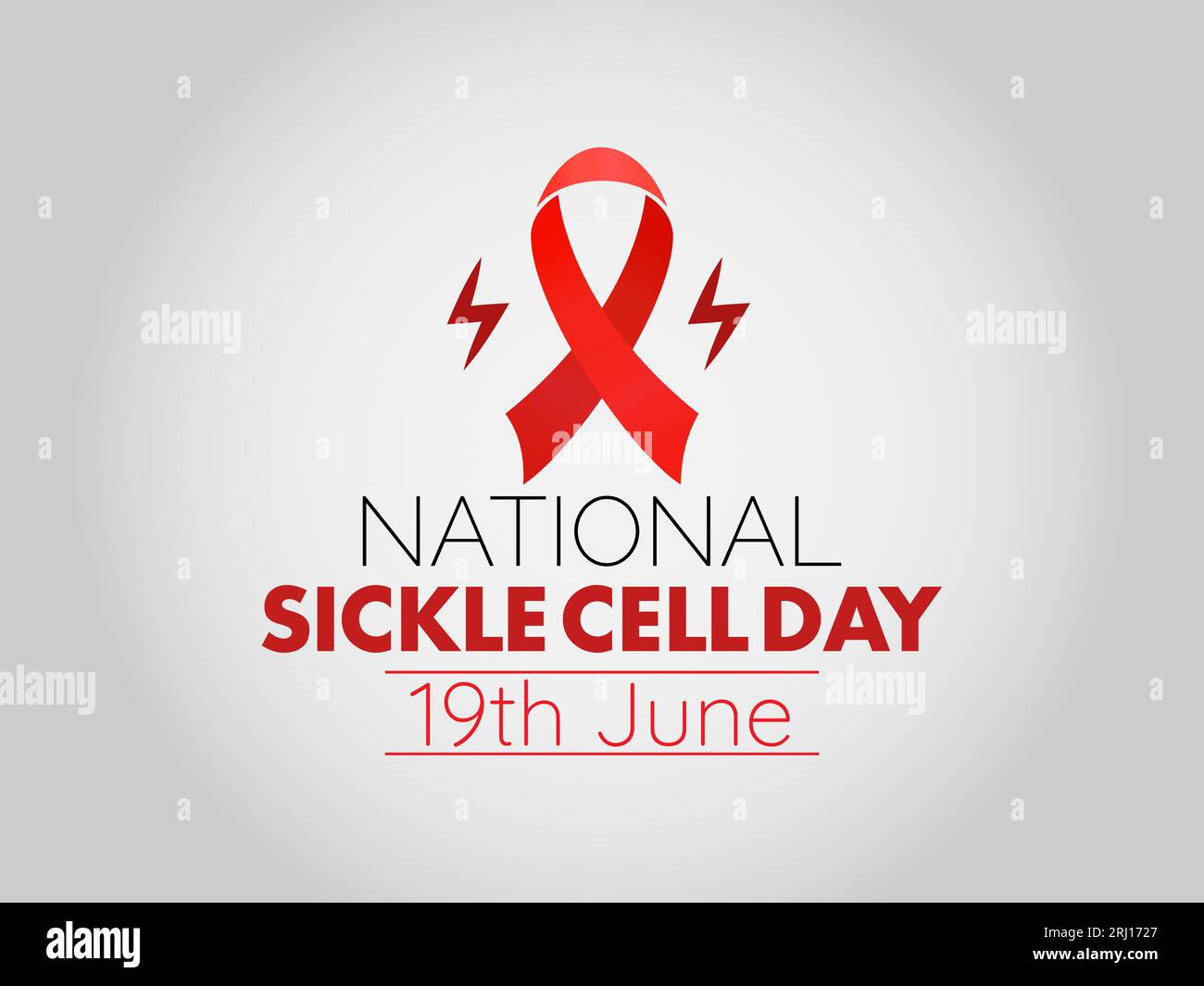 Il National Sickle Cell Day riconosce i progressi compiuti nel campo dell'istruzione, del supporto e della ricerca per un futuro più luminoso. Sensibilizzazione e speranza illustrazione vettoriale Illustrazione Vettoriale