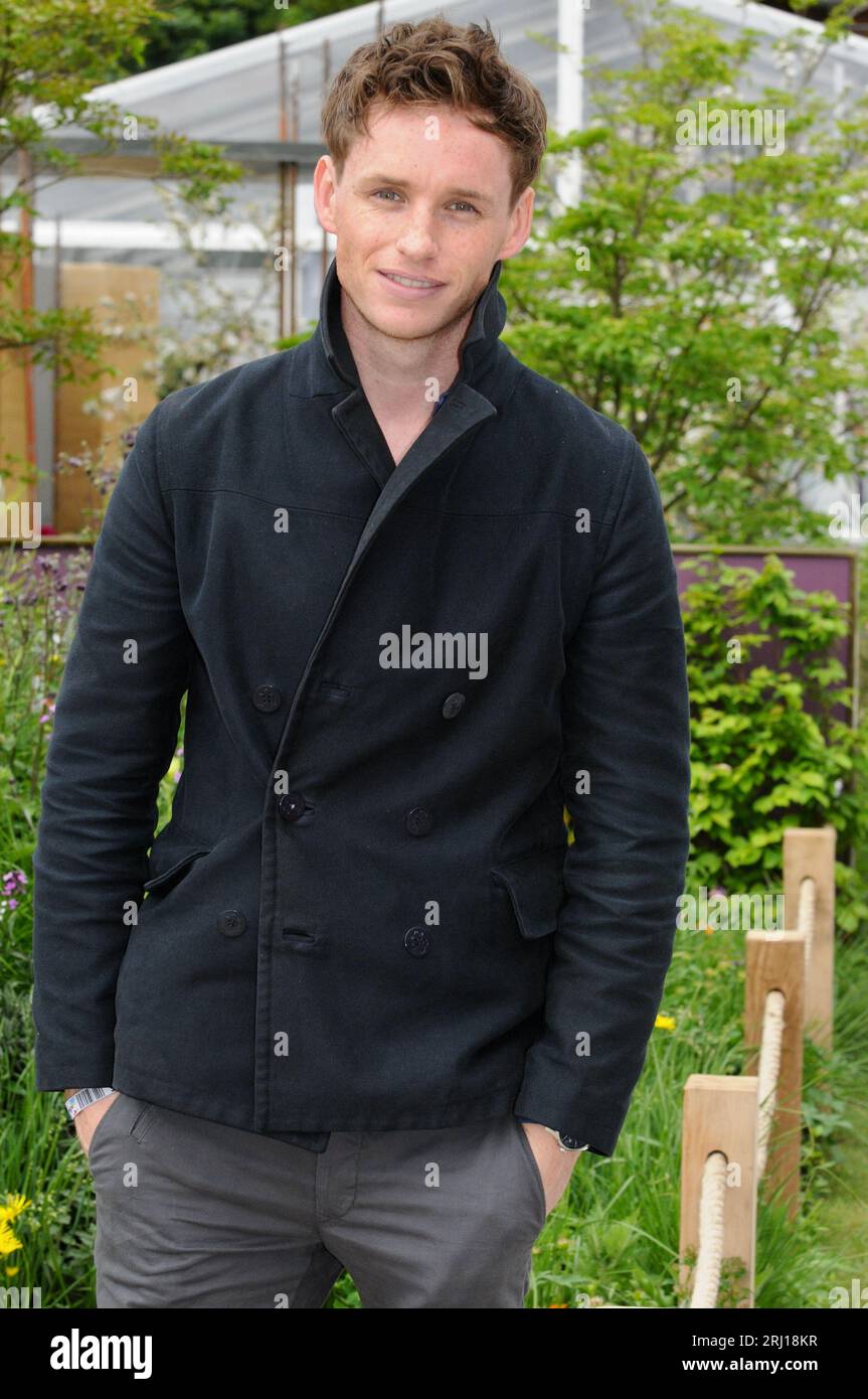 Eddie Redmayne, 2013 RHS Chelsea Flower Show, Press and VIP Preview Day, Royal Hospital, Chelsea, Londra, Regno Unito Foto Stock