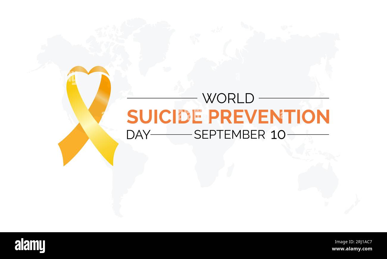 La giornata mondiale della prevenzione del suicidio rafforza gli sforzi globali per affrontare la salute mentale e il benessere. Promuovere la speranza e salvare vite umane illustrazione vettoriale b Illustrazione Vettoriale