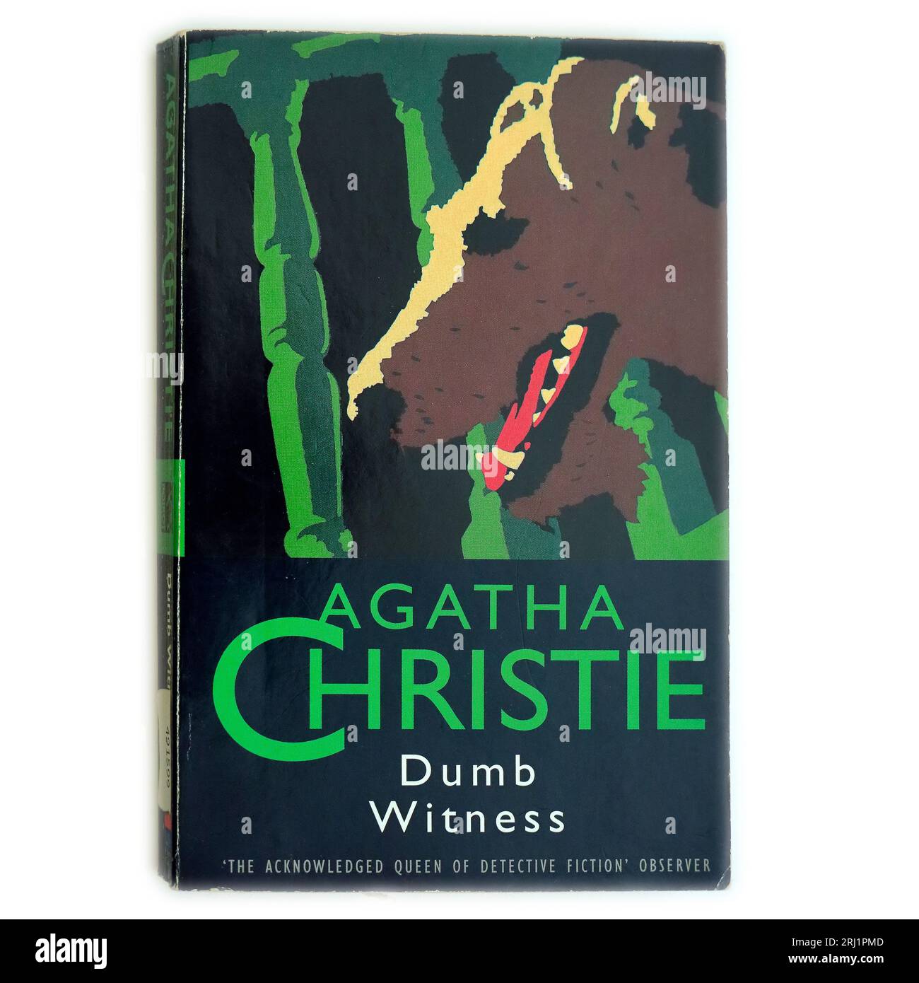 Stupido testimone di Agatha Christie. .Copertina del libro cartaceo. Foto Stock