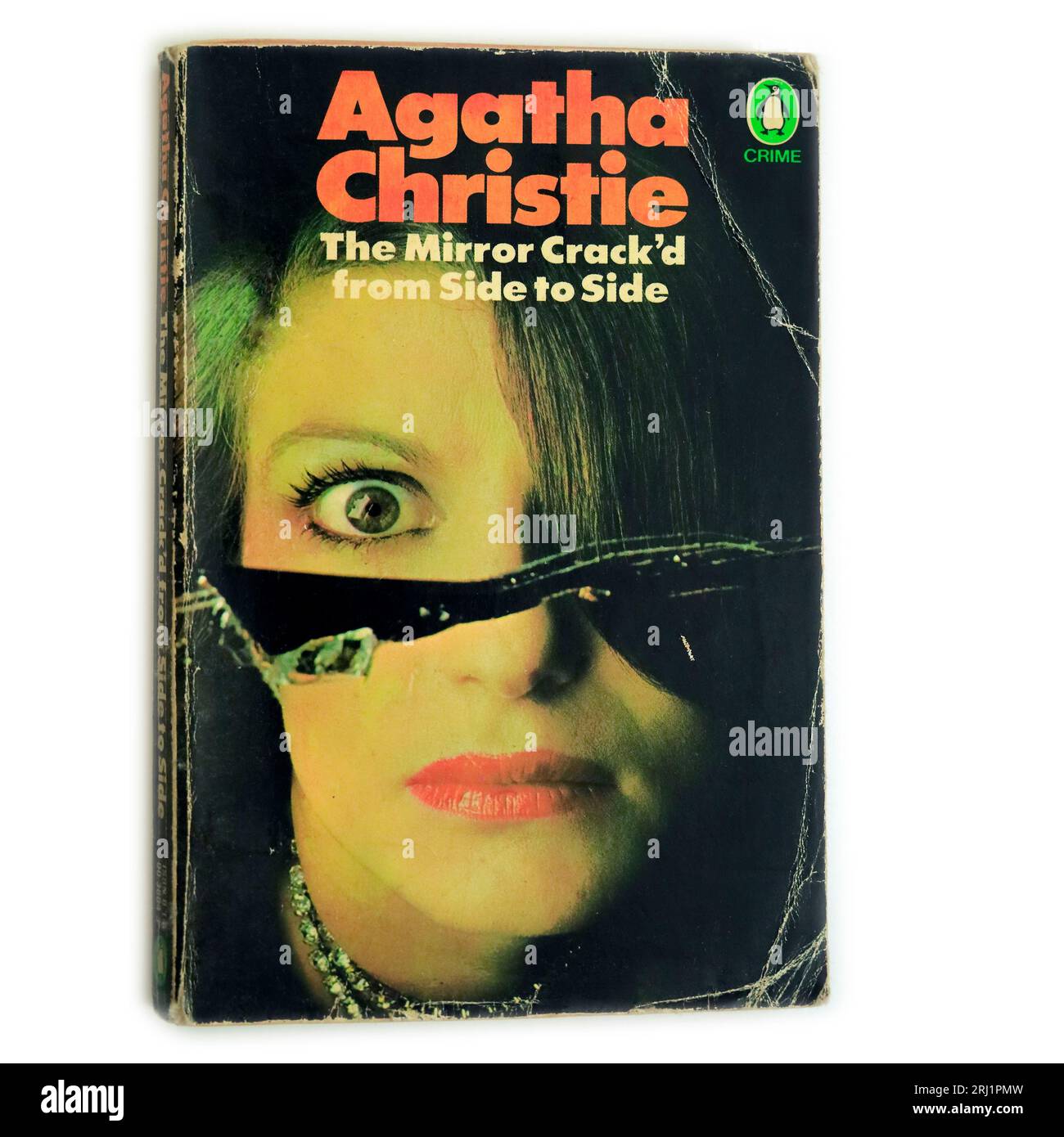 Penguin Crime Series - The Mirror Crack'd From Side to Side - di Agatha Christie. Copertina del libro cartaceo. Foto Stock