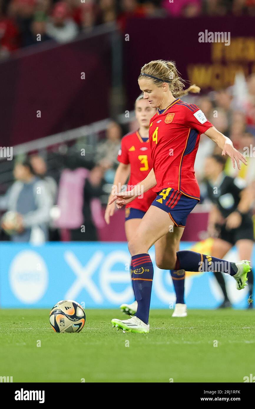 Sydney, Australia. 20 agosto 2023. Sydney, Australia, 20 agosto 2023. Finale della Coppa del mondo femminile FIFA Spagna vs Inghilterra. Sydney, Australia, 20 agosto 2023. Finali FIFAWWC Spagna vs Inghilterra. Credito: Victor modo (modo Victor/SPP) credito: SPP Sport Press Photo. /Alamy Live News Foto Stock