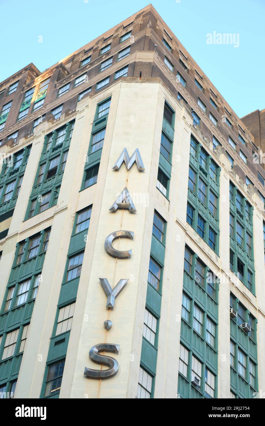 Macy's Department Store, New York City Foto Stock