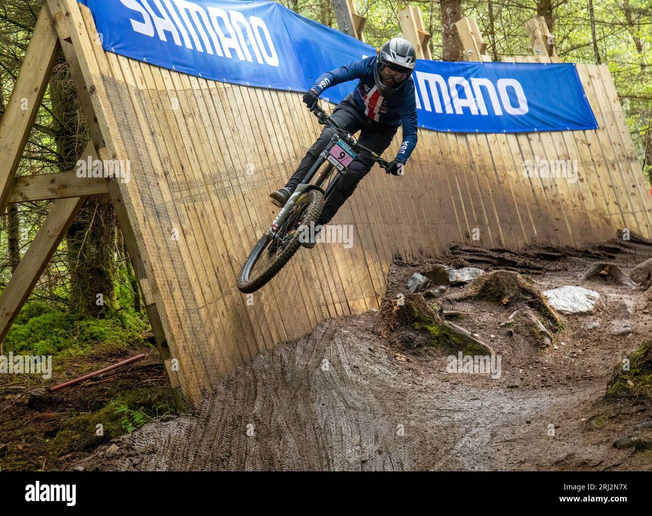 Campionato mondiale di mountain bike da discesa, Fort William Foto Stock