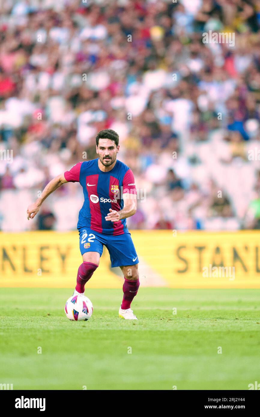 Barcellona, Spagna, 20 agosto 2023. Spagnolo LaLiga EA Sports: FC Barcelona V Cádiz CF. Credito: Joan G/Alamy Live News (22) Gündogan. Foto Stock