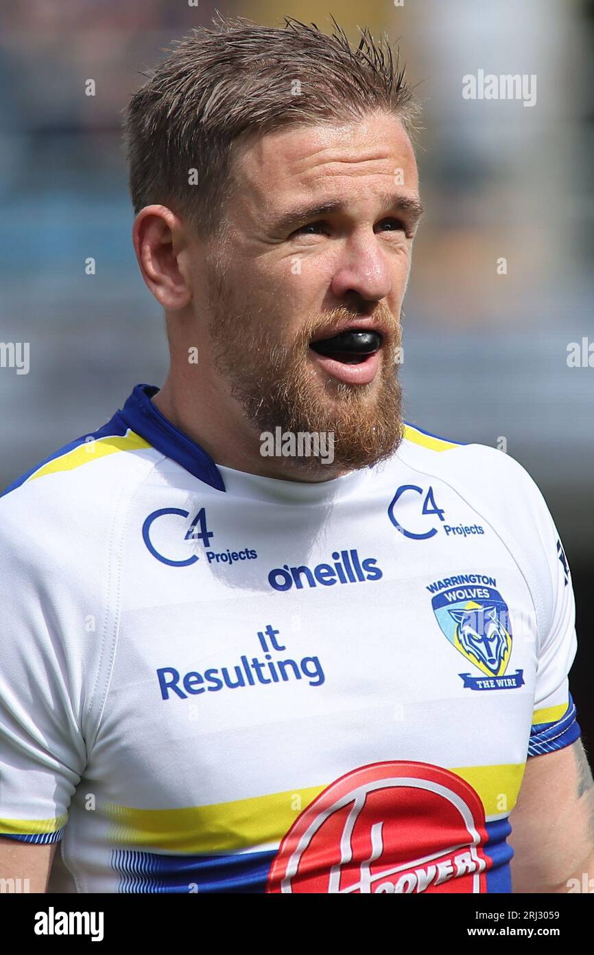 Leeds, Regno Unito. 20 agosto 2023. Headingley Stadium, Leeds, West Yorkshire, 20 agosto 2023 Betfred Super League Leeds Rhinos contro Warrington Wolves Matt Dufty of Warrington Wolves Credit: Touchlinepics/Alamy Live News Foto Stock