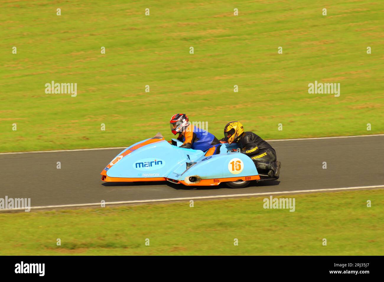 Darlington e District Motor Club al Cadwell Park Foto Stock