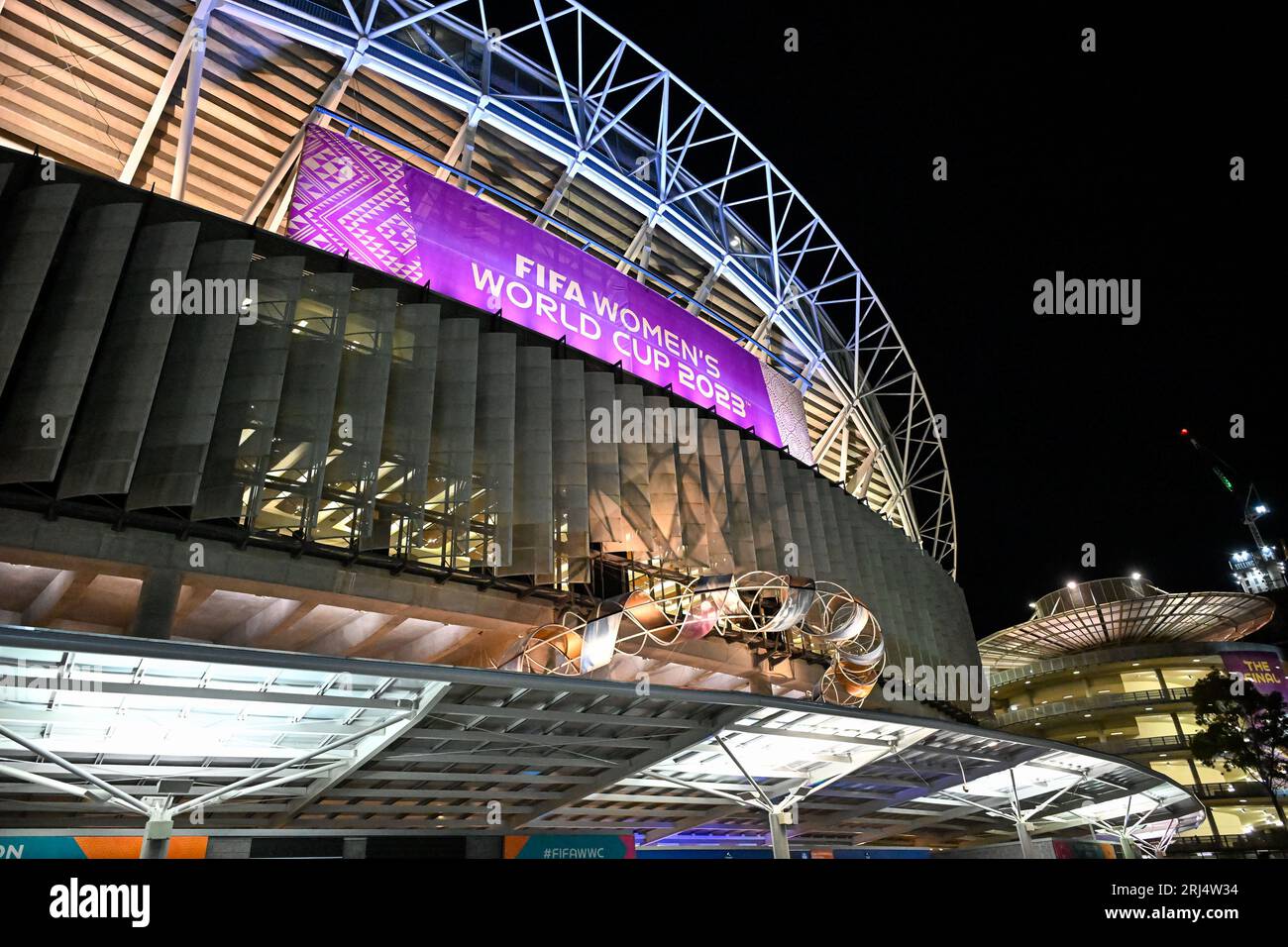 Sydney, NSW, Australia, finale della Coppa del mondo femminile FIFA 2023 Spagna contro Inghilterra allo Stadio Australia (Accor Stadium) 20 agosto 2023, Sydney, Australia. (Keith McInnes/SPP) credito: SPP Sport Press Photo. /Alamy Live News Foto Stock