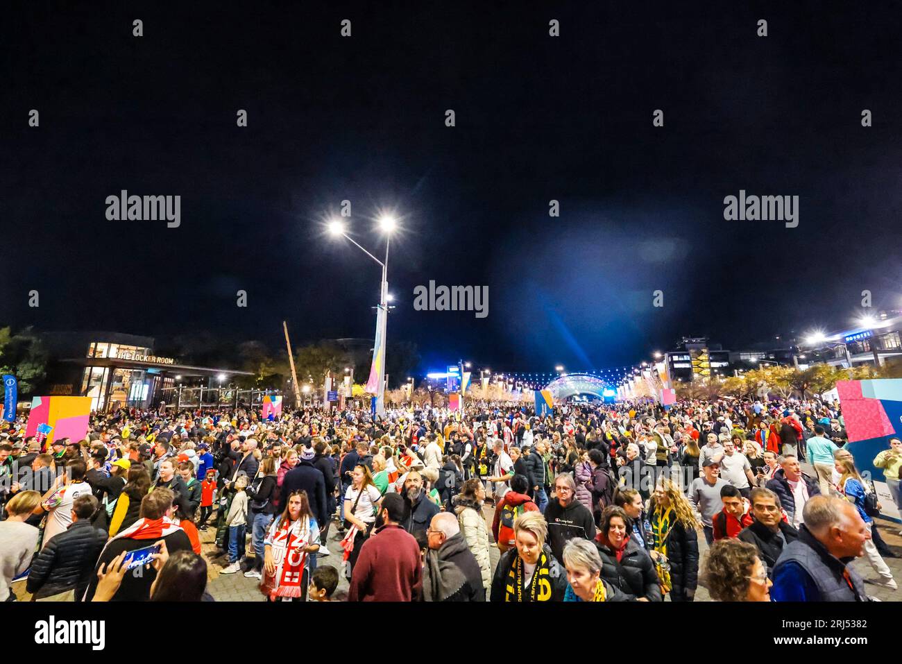 Sydney, nuovo Galles del Sud, Australia. 20 agosto 2023. SYDNEY, AUSTRALIA - 20 AGOSTO: Atmosphere Before Spain Plays England nella finale della Coppa del mondo femminile FIFA Australia e nuova Zelanda 2023 allo Stadium Australia il 20 agosto 2023 (Credit Image: © Chris Putnam/ZUMA Press Wire) SOLO PER USO EDITORIALE! Non per USO commerciale! Foto Stock