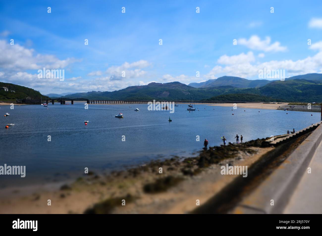 Blaenau Ffestiniog, il Galles del Nord Foto Stock