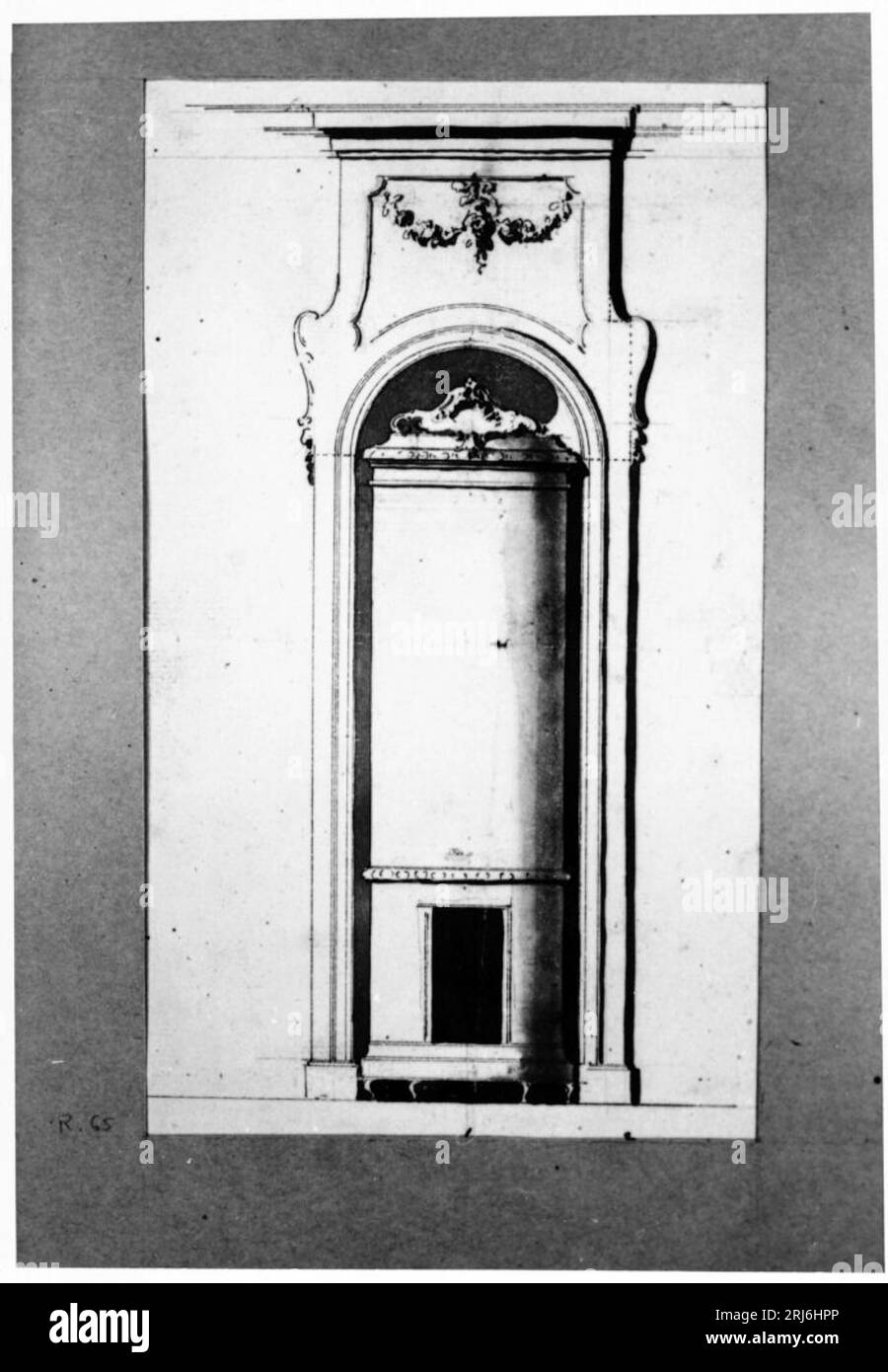 Kakelugn di Jean Eric Rehn Foto Stock
