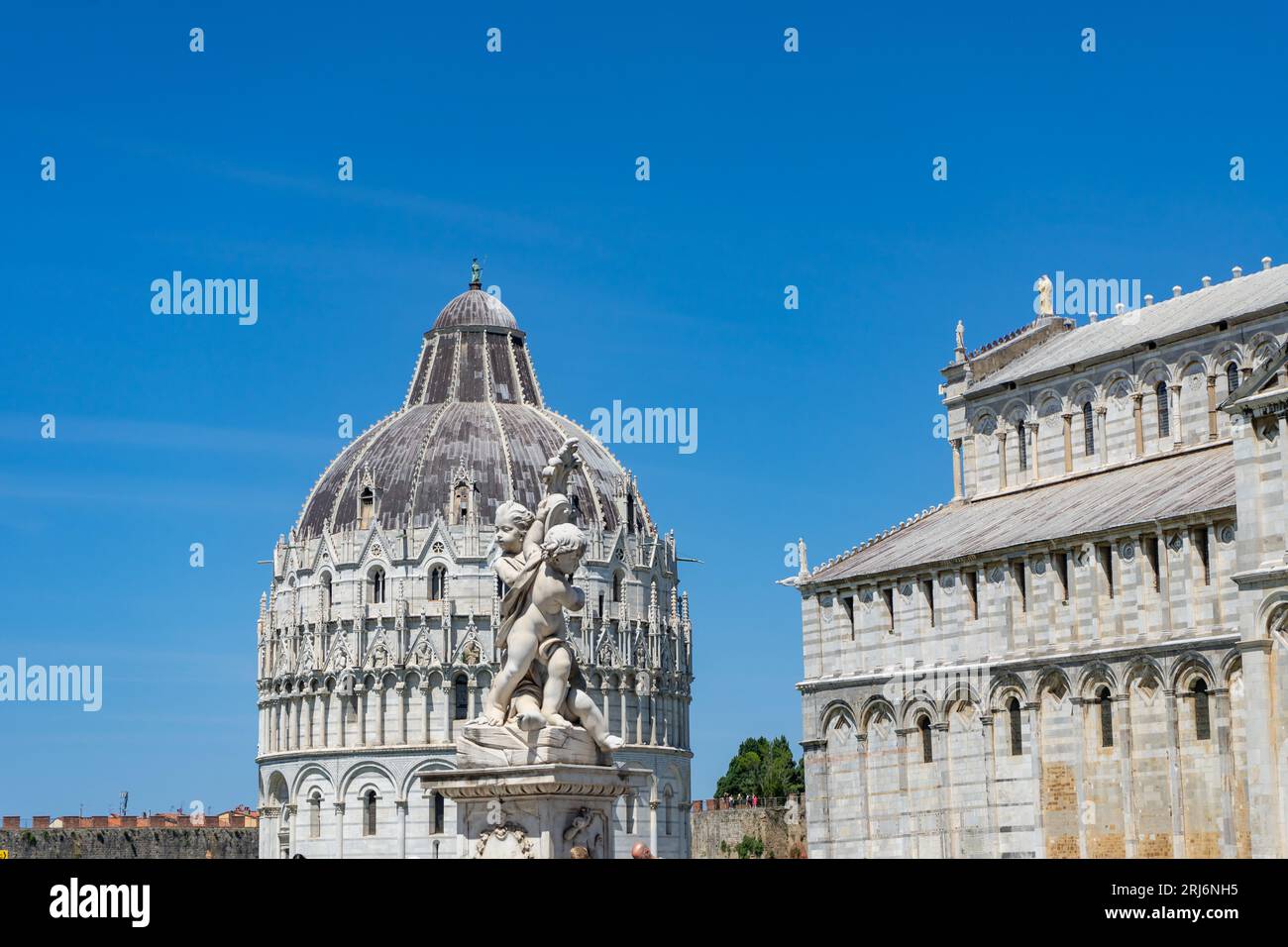 piazza dei miracoli a pisa Foto Stock