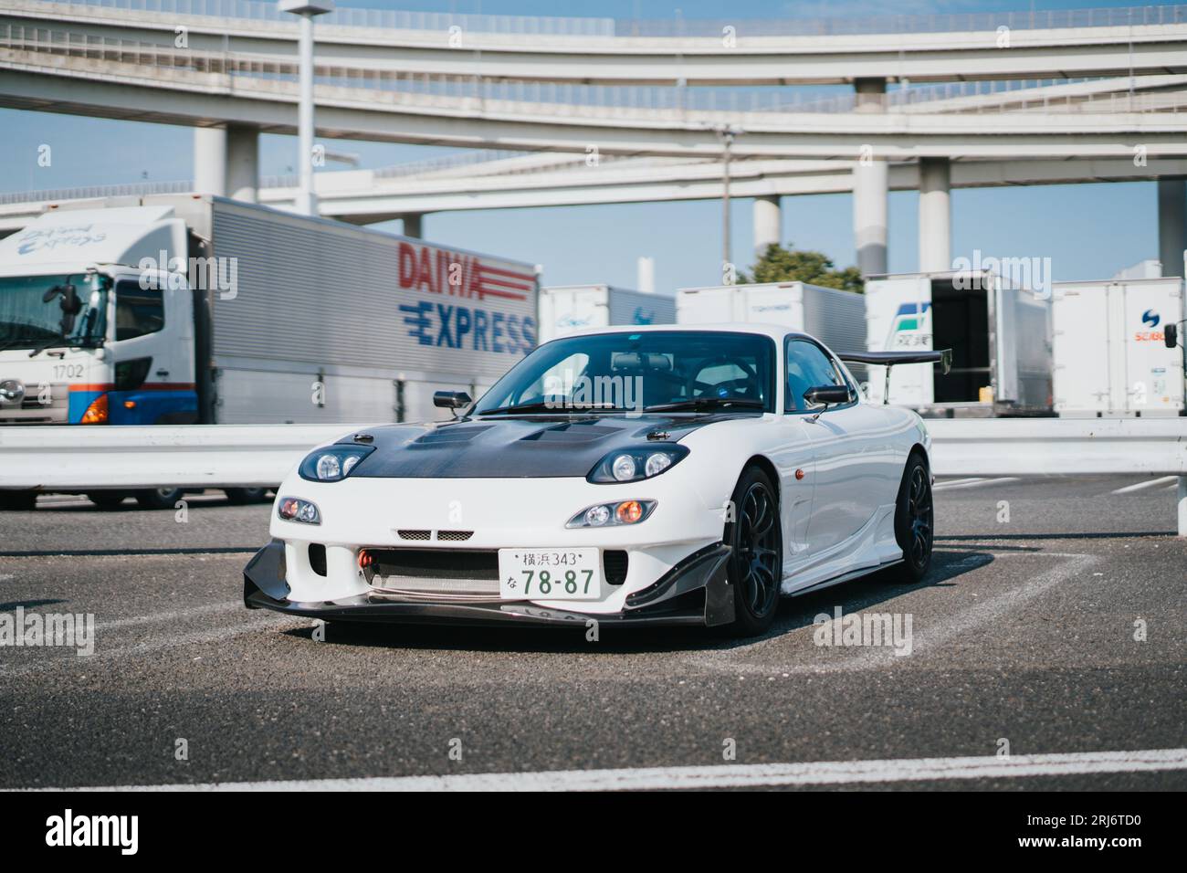 Mazda RX-7 a Tokyo Foto Stock