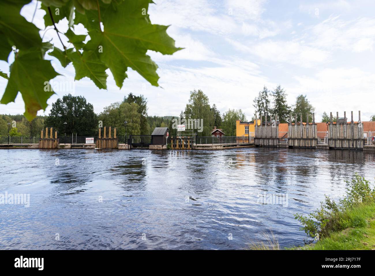 La centrale elettrica di Sundborn a Sundborn, contea di Dalarna, Svezia. Foto Stock