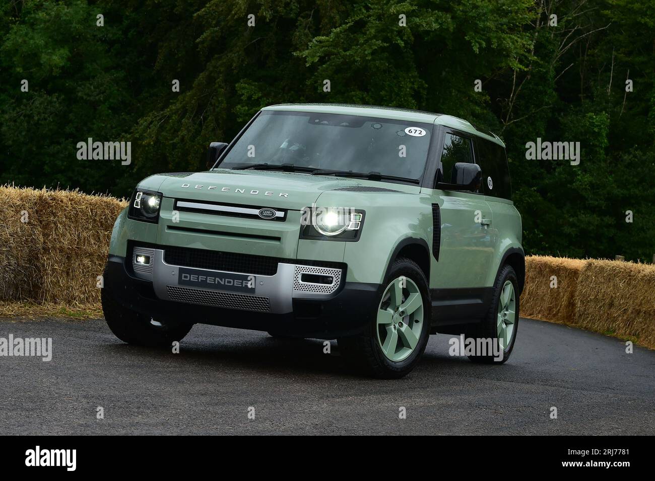 Joe Stevens, Land Rover Defender 90 75th Limited Edition, First Glance, un'opportunità per vedere nuovi modelli e concept car da nuovi e consolidati Foto Stock