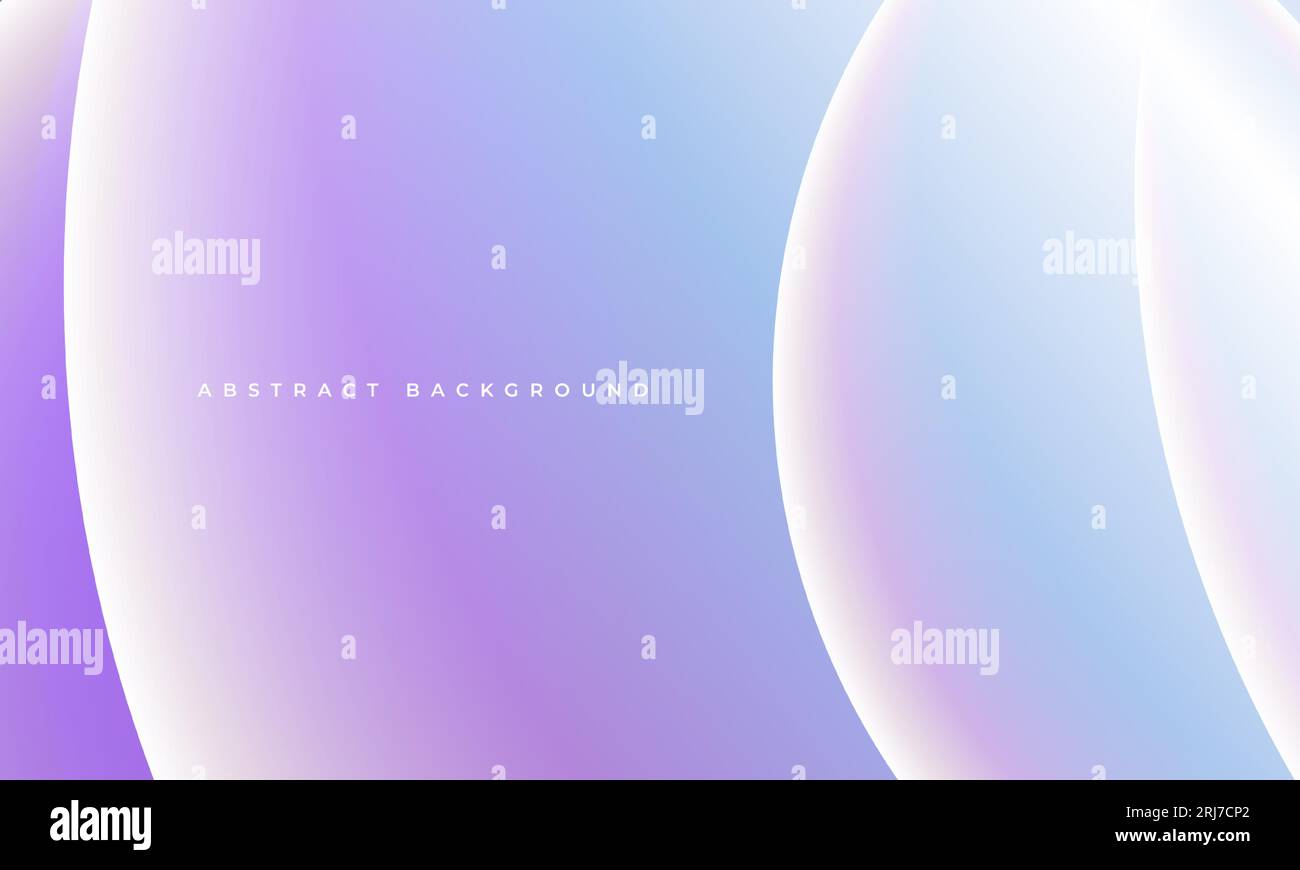 Sfondo cosmico astratto viola e blu color pastello con forme circolari. Illustrazione vettoriale Illustrazione Vettoriale