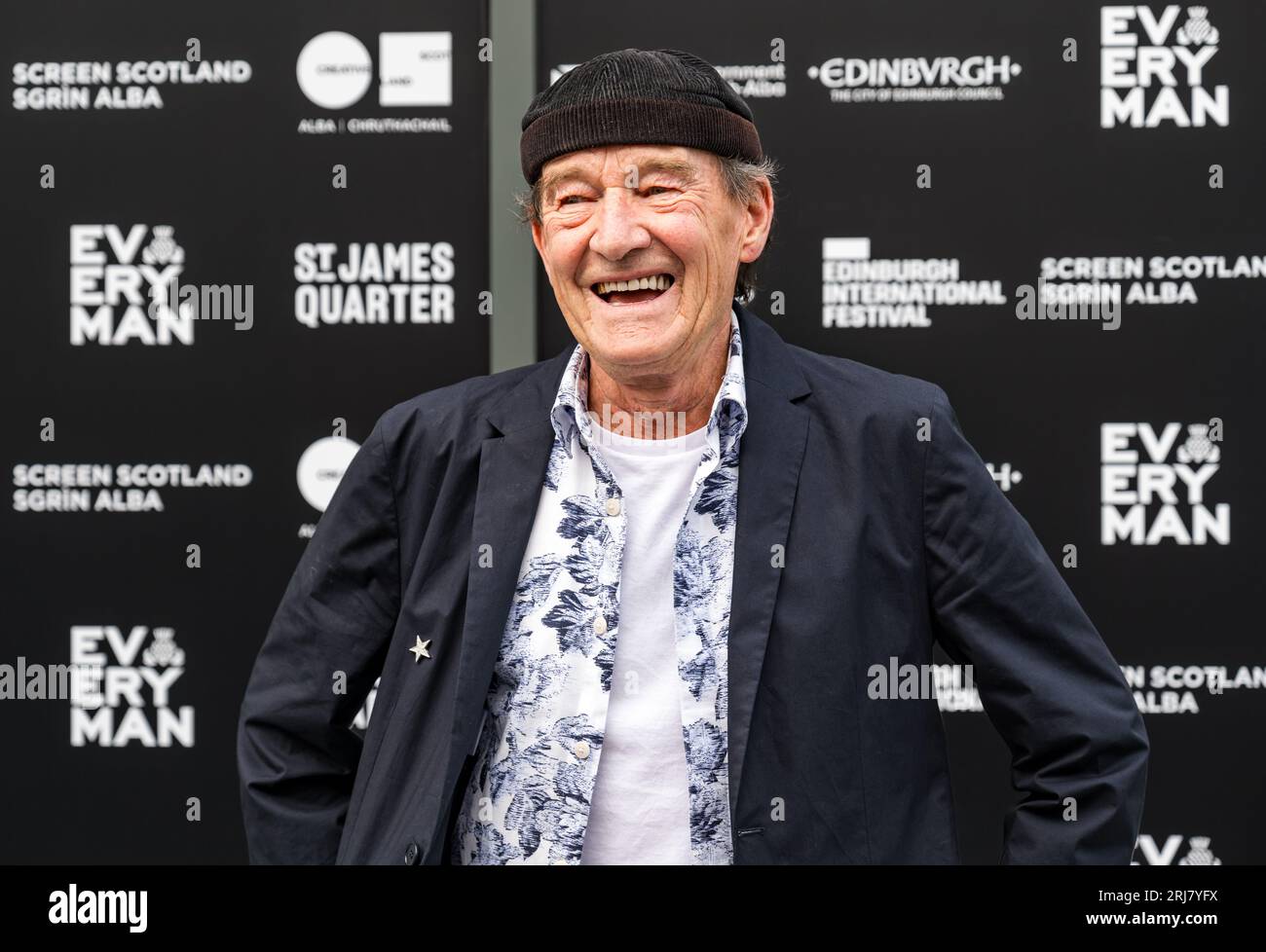 Edimburgo, Scozia, Regno Unito, 21 agosto 2023. Edinburgh International Film Festival all'Everyman Cinema: La proiezione in anteprima mondiale del thriller d'epoca di Edimburgo The Strange Case of Dr Jekyll and Mr Hyde. Nella foto: Il membro del cast David Hayman. Crediti: Sally Anderson/Alamy Live News Foto Stock