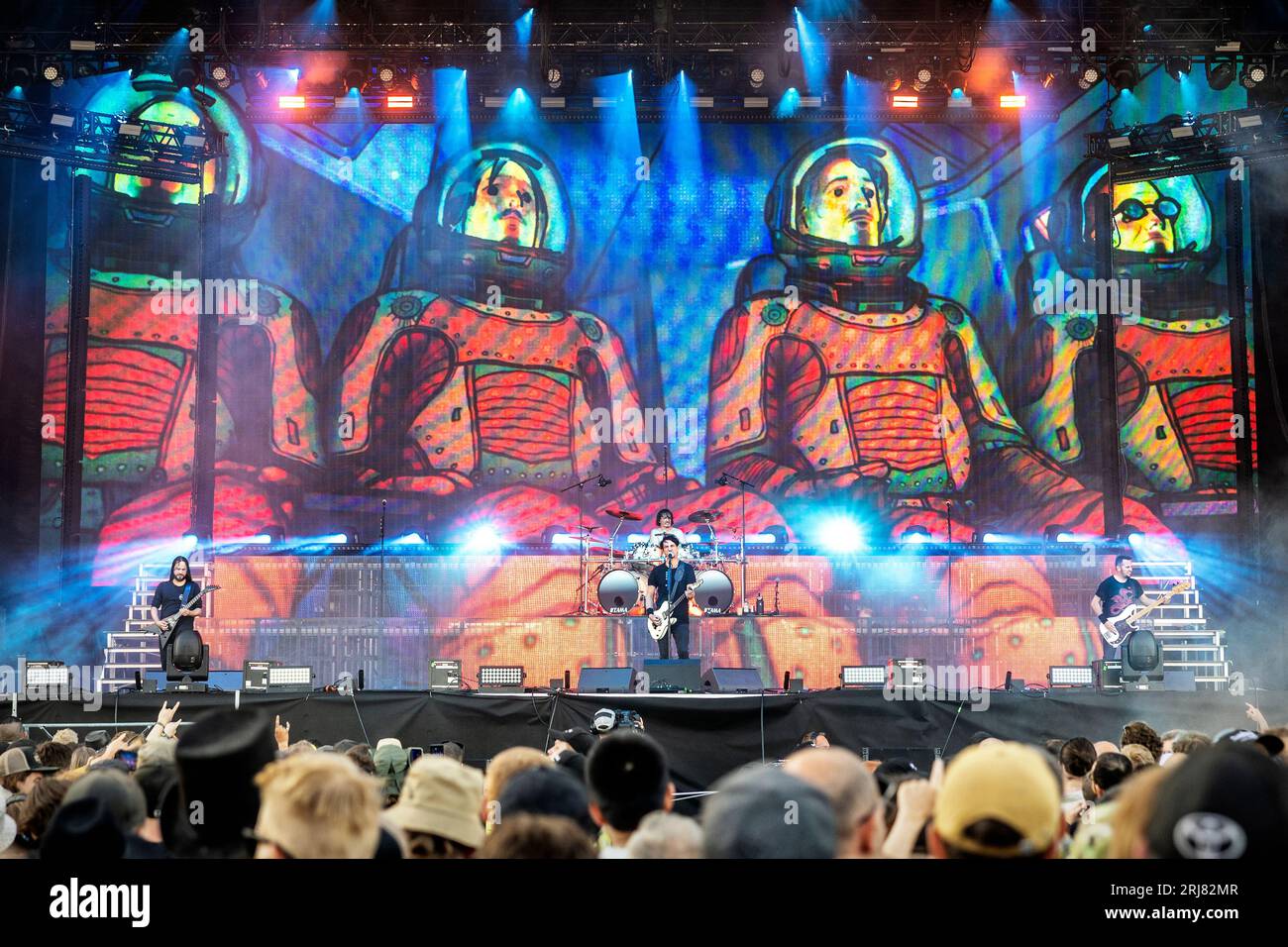 Solvesborg, Svezia. 8 giugno 2023. La band heavy metal francese Gojira esegue un concerto dal vivo durante il festival svedese Sweden Rock Festival 2023 a Solvesborg. (Foto: Gonzales Photo - Terje Dokken). Foto Stock
