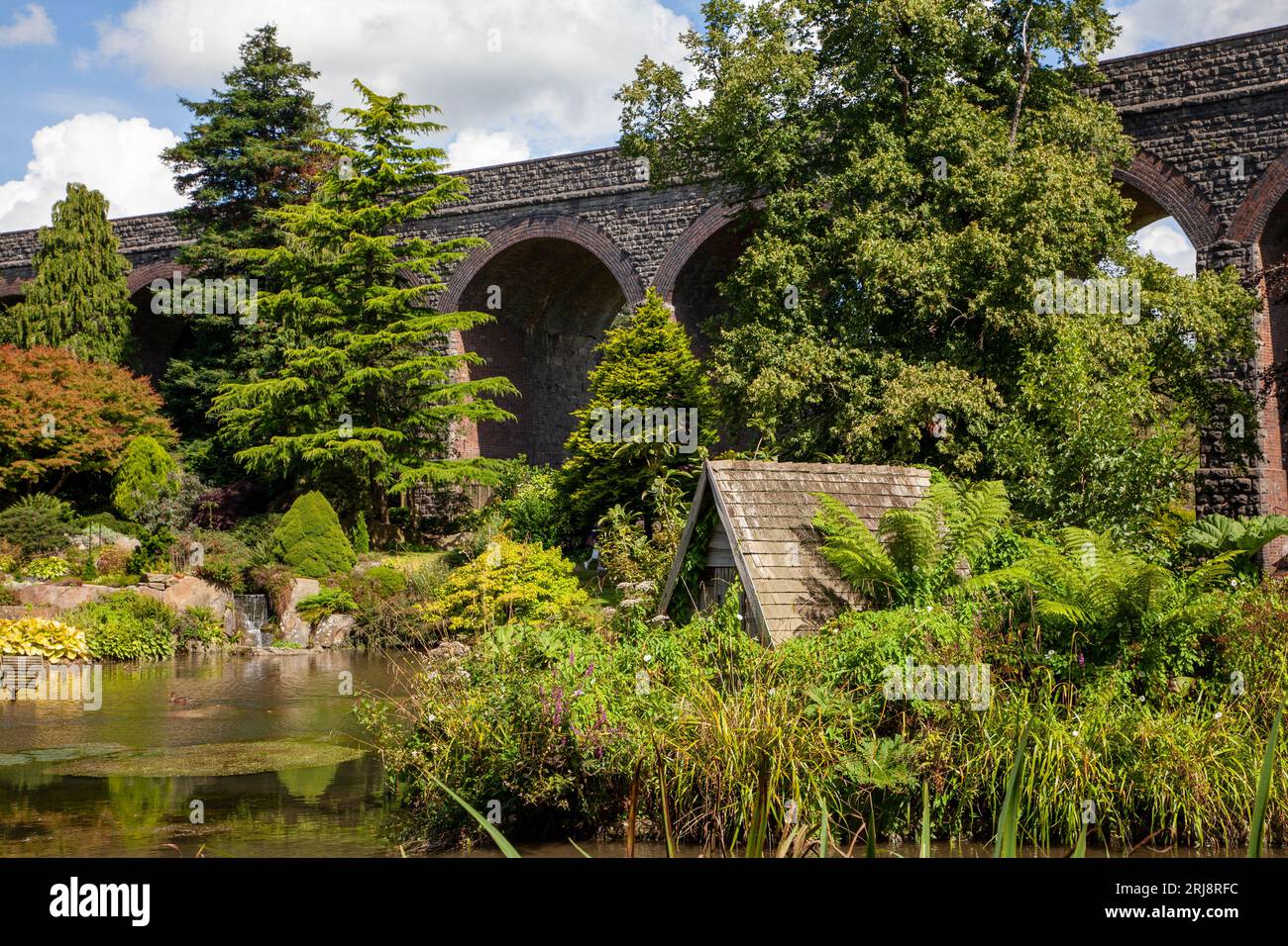 Kilver Court and Garden, a Shepton Mallet, Somerset Foto Stock