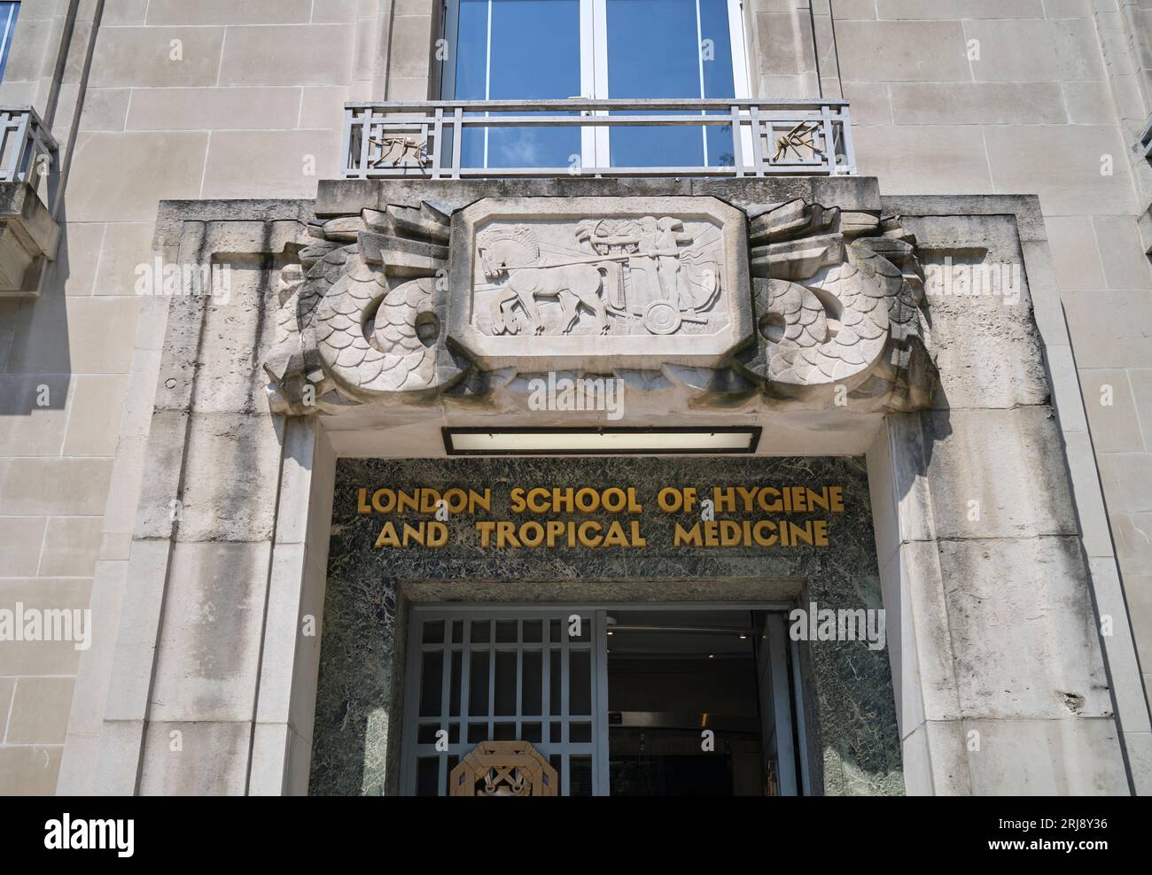 London School of Hygiene and Tropical Medicine Keppel Street Londra Inghilterra Regno Unito Foto Stock