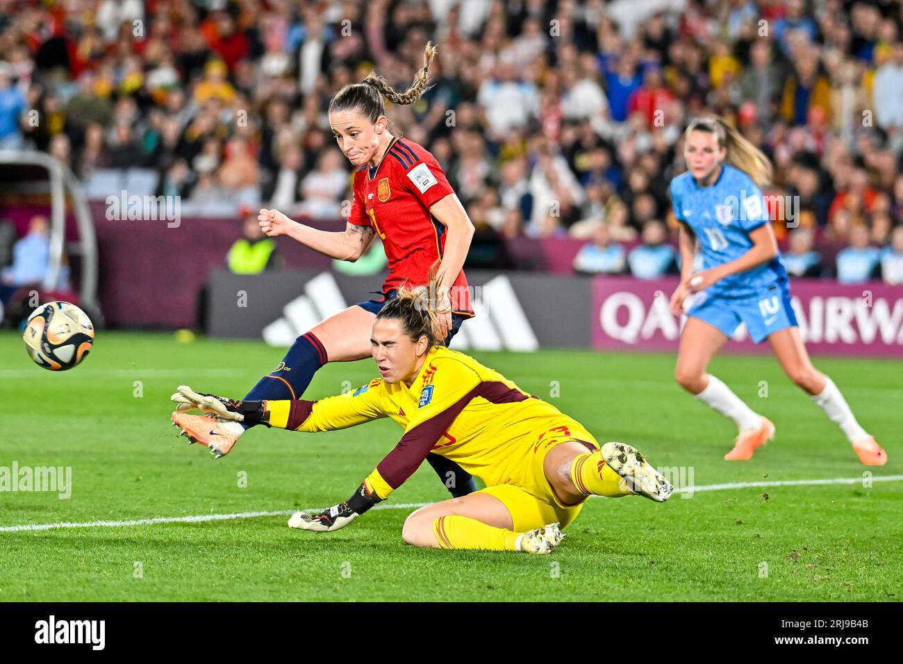 Sydney, NSW, Australia, finale della Coppa del mondo femminile FIFA 2023 Spagna contro Inghilterra allo Stadio Australia (Accor Stadium) 20 agosto 2023, Sydney, Australia. (Keith McInnes/SPP) credito: SPP Sport Press Photo. /Alamy Live News Foto Stock