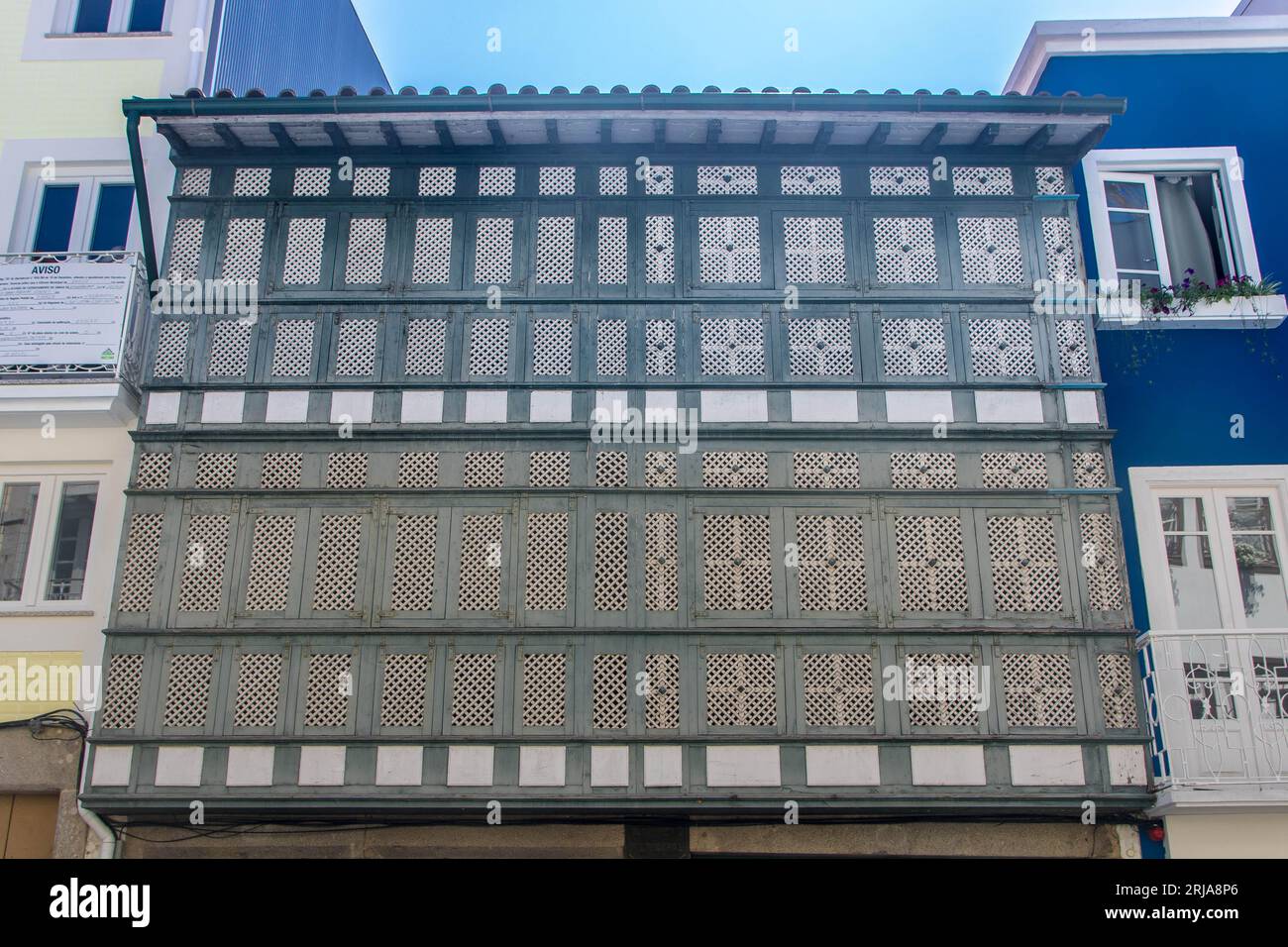 Casa dos Crivos (Casa dei Sieves) o Residences of the Gelosias a Braga, Portogallo Foto Stock