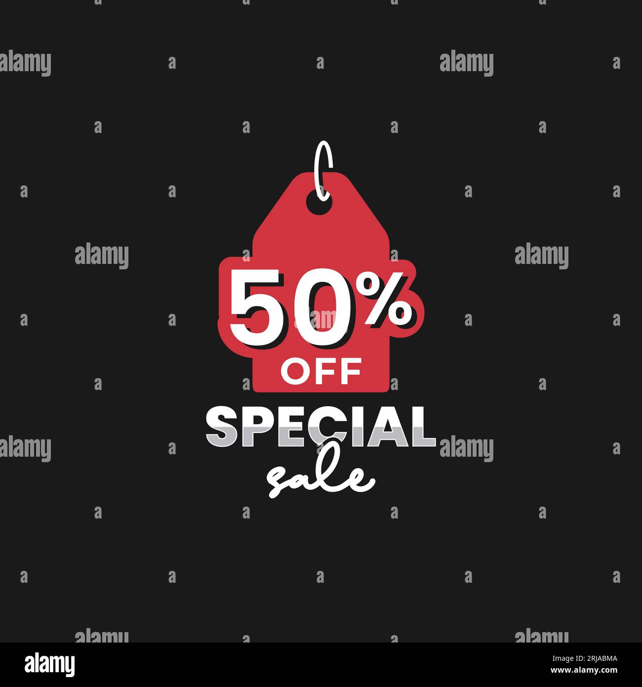 Sconto Tag prezzo speciale Logo di vendita ispirazione per il design Illustrazione Vettoriale