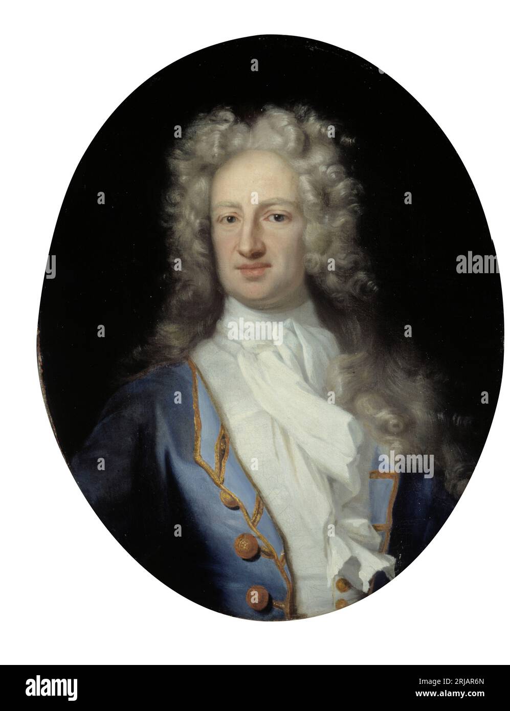 Scultore Burchard Precht 1719 di David von Krafft Foto Stock