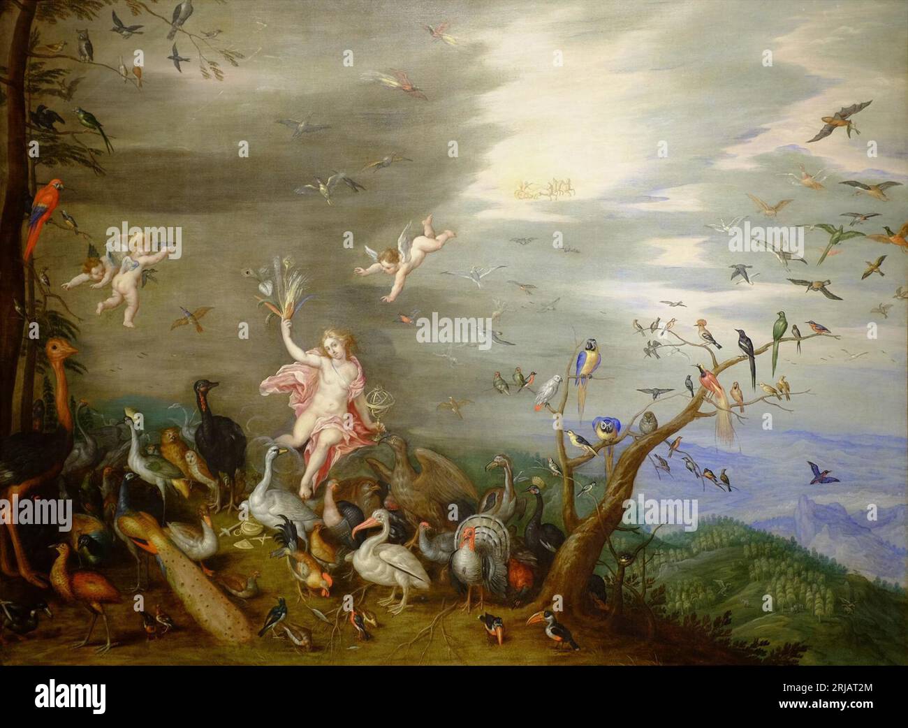 Air circa 1647 di Jan van Kessel il Vecchio Foto Stock
