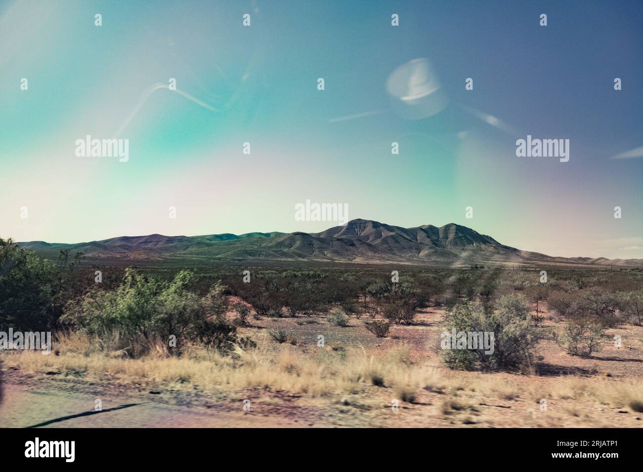 Microdosaggio - immagini psichedeliche dell'ovest americano Foto Stock