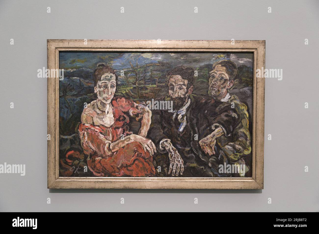 Dipinto Oskar Kokoschka Foto Stock